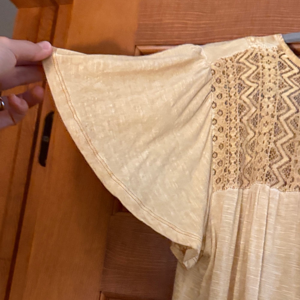 Knox Rose Mustard Embroidered Blouse - Picture 6 of 7